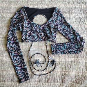 Forever young Huntington crop swim top